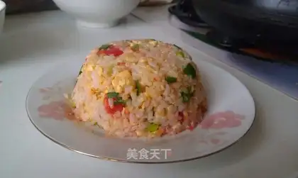 Potato egg fried rice