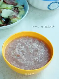 Red rice congee
