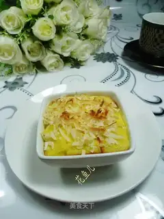 Coconut toast pudding