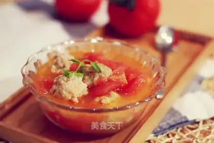 Meatball tomato soup