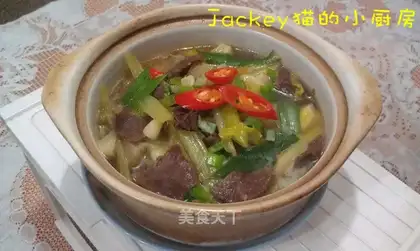 Cabbage beef
