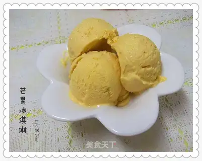 Mango ice cream