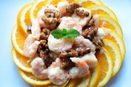 Peach shrimp