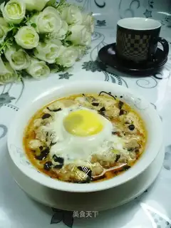 Blackwood eggs steam meat