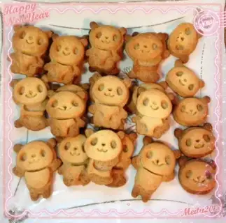 Panda cookies