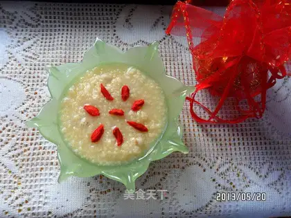 Double rice porridge