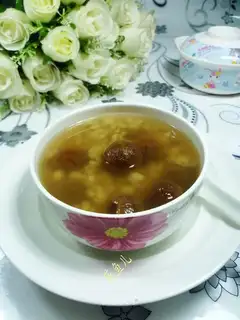 The rice cuisine soup