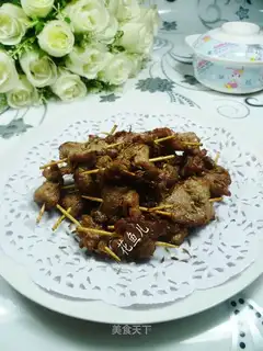 Ridiculous toothpick meat
