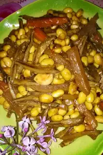 Spicy, dried fish pickles