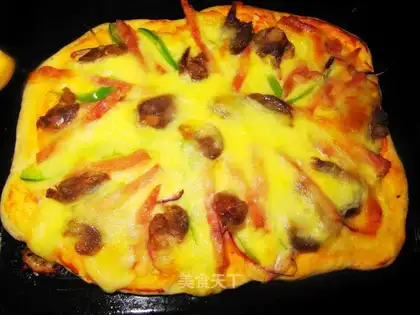 Favorite sausage pizza