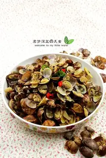 Hot-fried flower clams