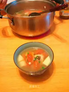 Tomato potato steak soup