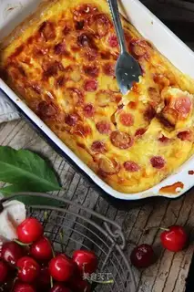 French cherry pudding