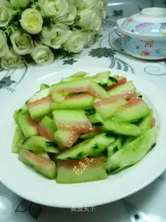 Watermelon with cucumbers