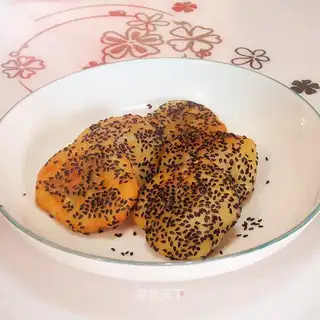 Rice sesame cake
