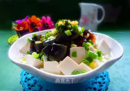 Eggs and tofu