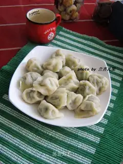 Three fresh dumplings