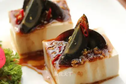 Eggs and tofu
