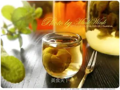 Green plum wine