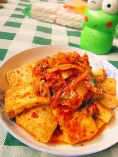 Hot cabbage tofu