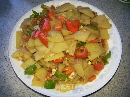 Fried potato chips