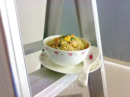 Chili shrimp rice