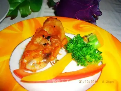 Roasted chicken wings