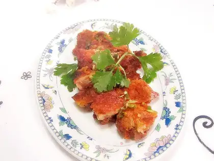 Powdered chicken