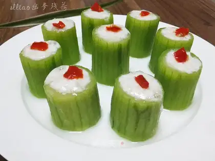Garlic tofu melon