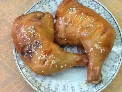Roasted chicken legs