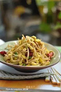 Dry bean sprouts