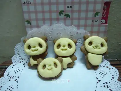 Stereo panda cookies