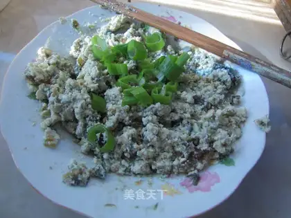 Eggs and tofu