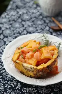 Thai pineapple shrimp