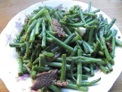Beef fried beans