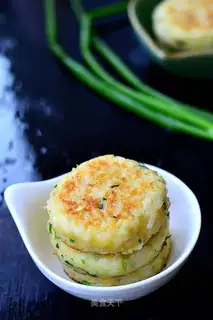 Rice cod cake