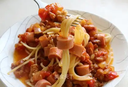 Spaghetti ketchup