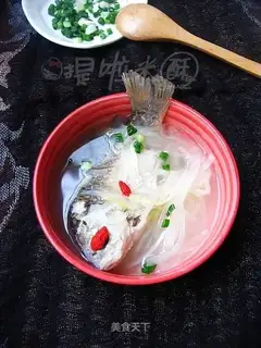 The radish fish soup