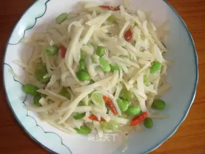 White silk, soybeans