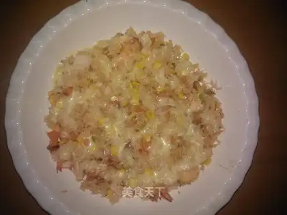 Seafood bacon cheese