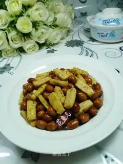 Tofu-dried peanuts