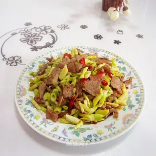 Spring fried meat