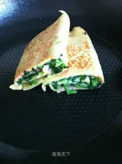Spinach ham rolls