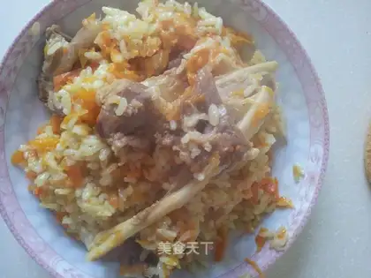 Hands on rice