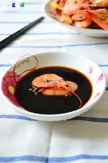 White burning shrimp