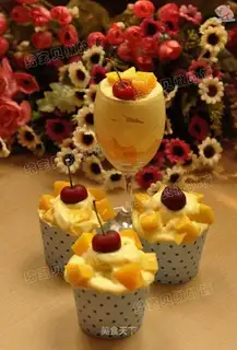 Mango soft ice cream