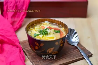Eggskin acid soup