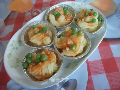Garlic mashed potatoes