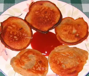 Sesame potato cake