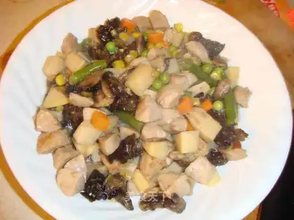 Quick fried mixed dumplings